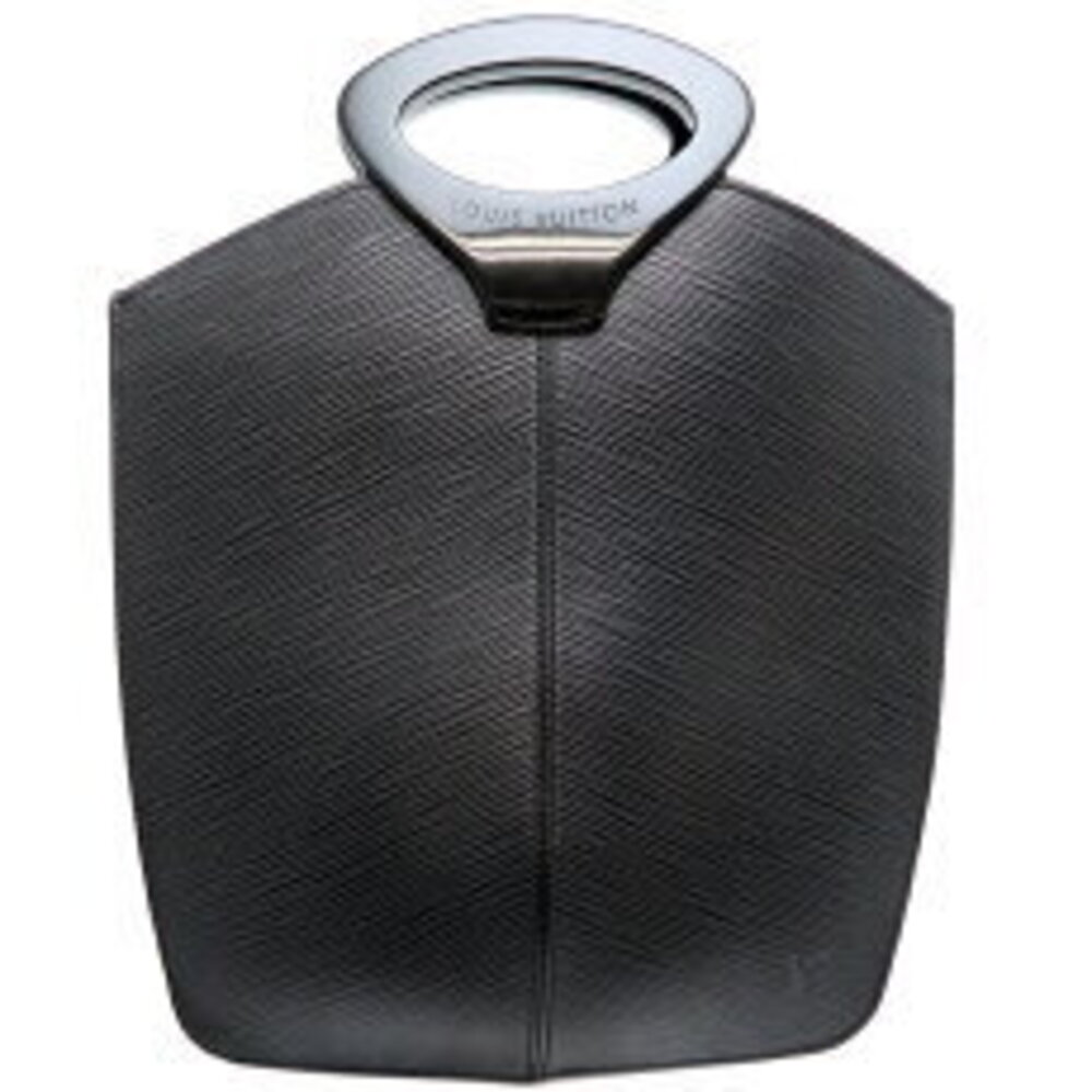 Louis Vuitton DemiLune Handbag Epi Leather Noir Black